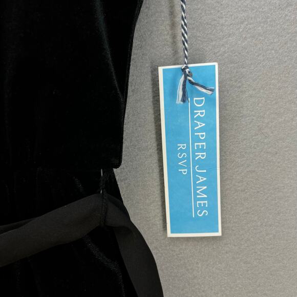 Draper James Dress Women's 2XL Black V-Neck Sleeveless Classic Little Black NWT - Picture 9 of 14